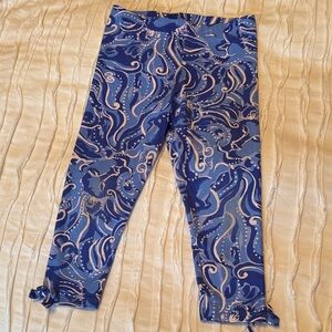 Lilly Pulitzer Blue and Pink Kids Leggings